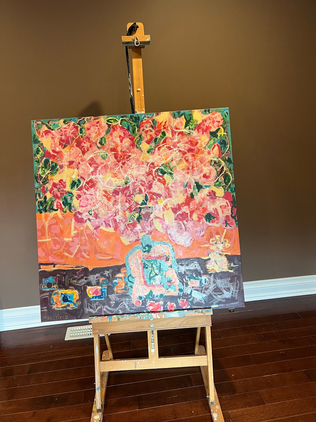 Abstract Acrylic Paintings.