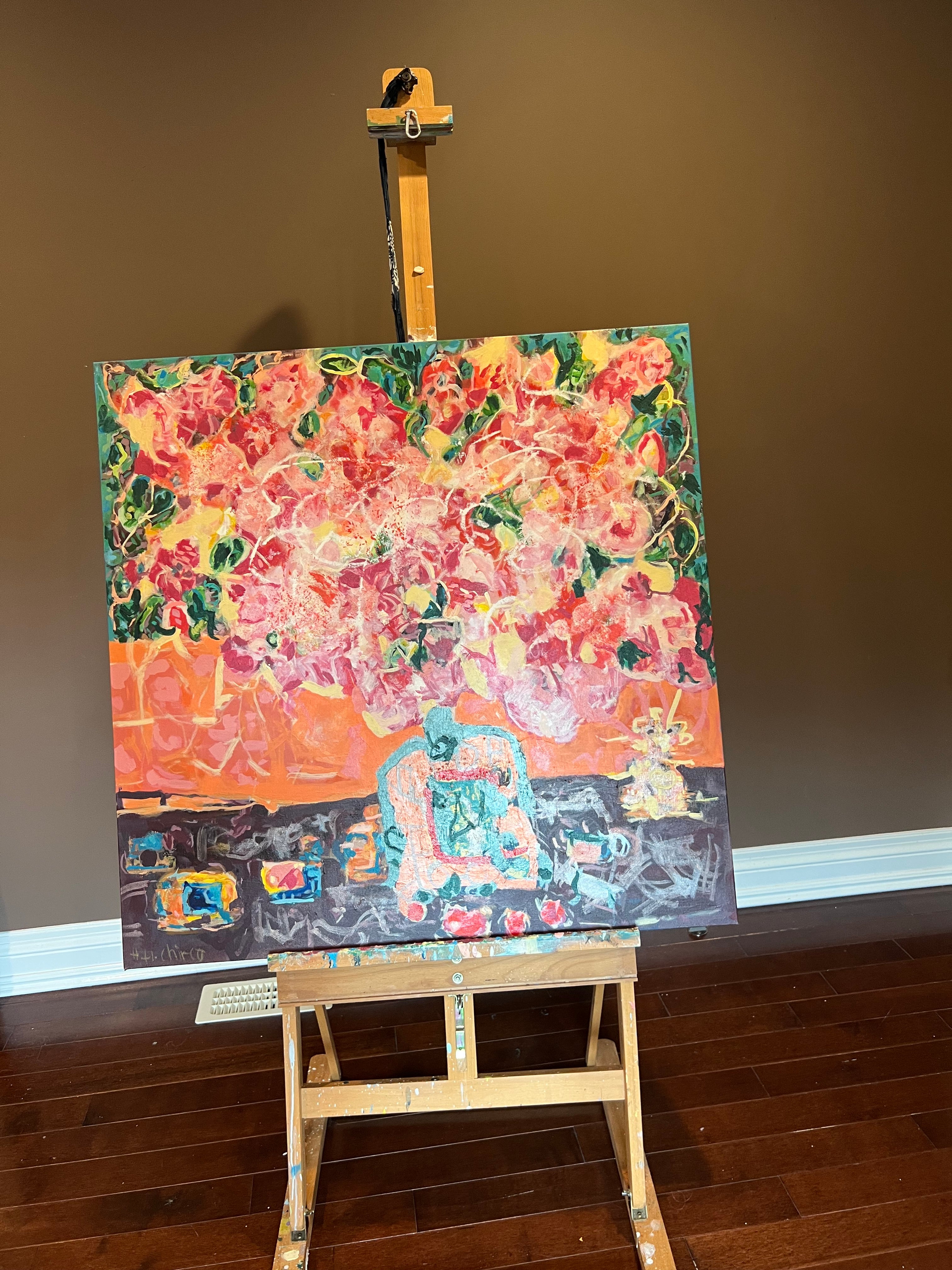 Abstract Acrylic Paintings.