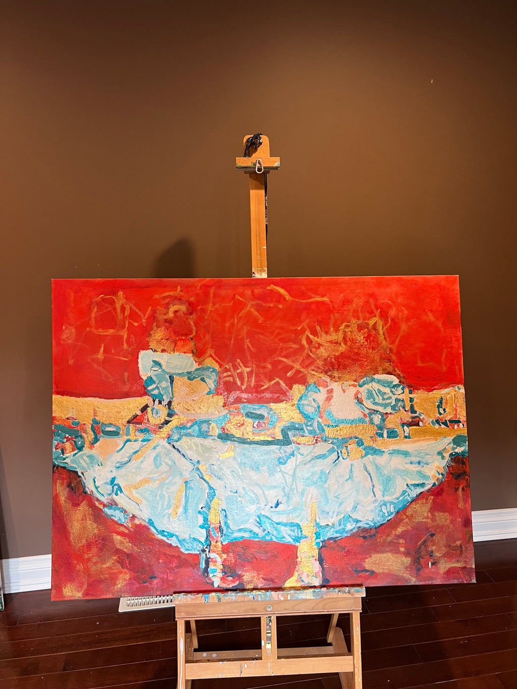 Abstract Acrylic Paintings.