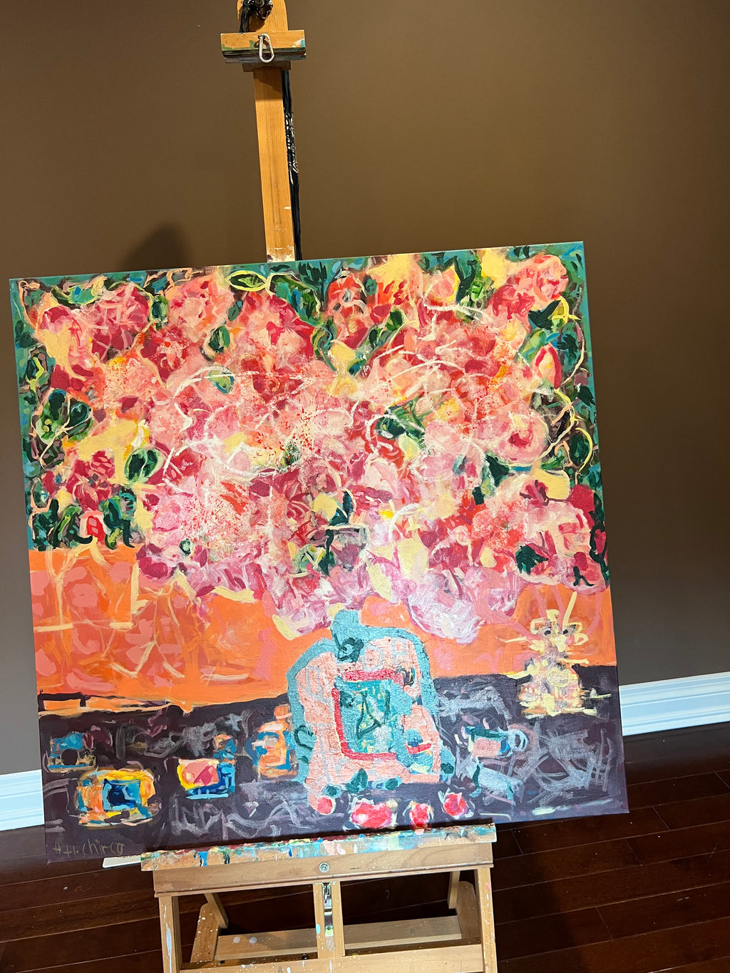 Abstract Acrylic Paintings.