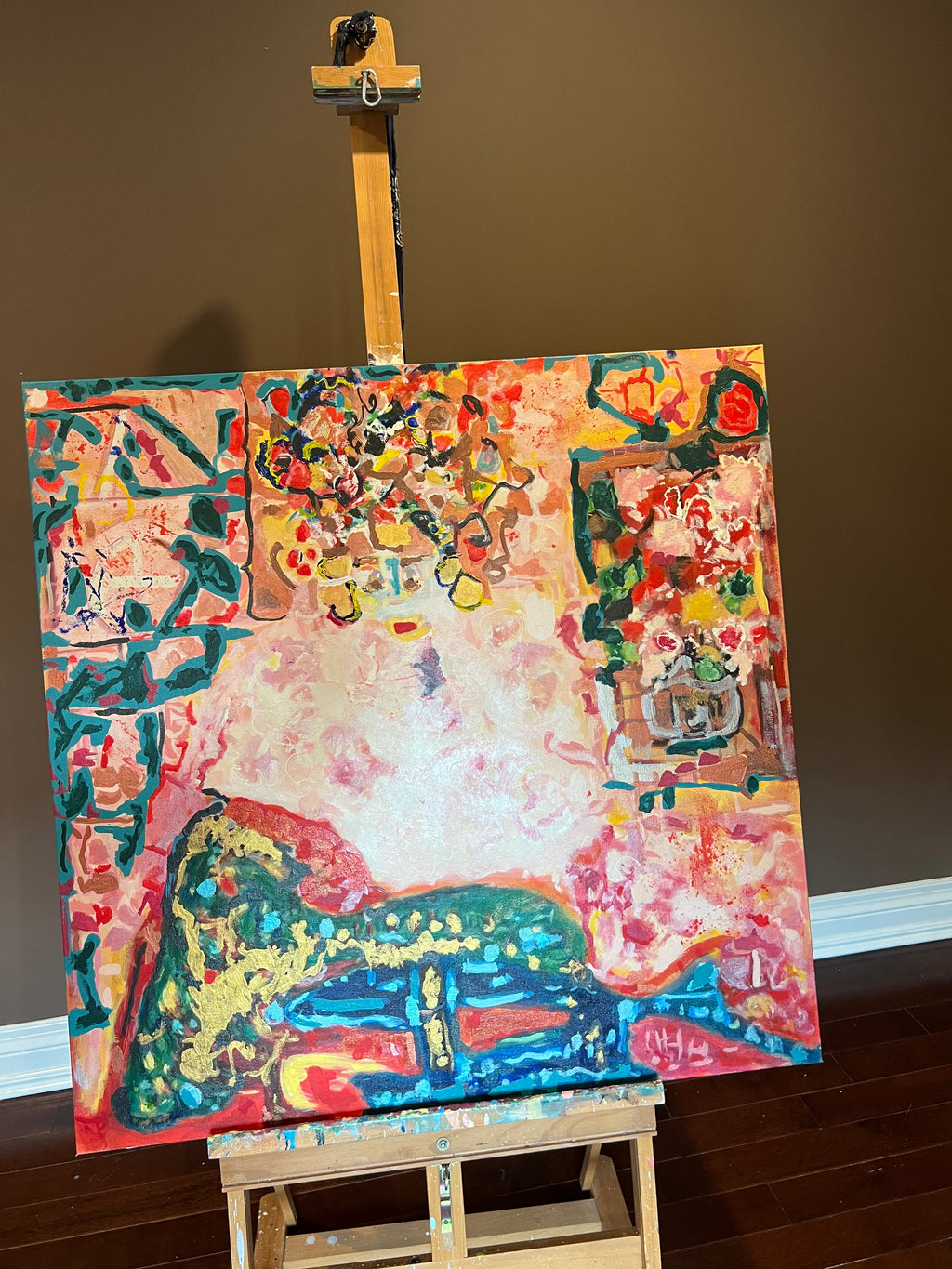 Abstract Acrylic Paintings.