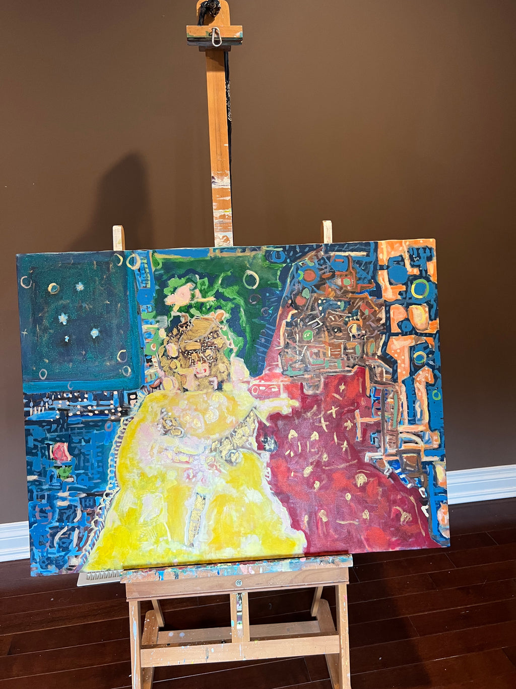 Abstract Acrylic Paintings.