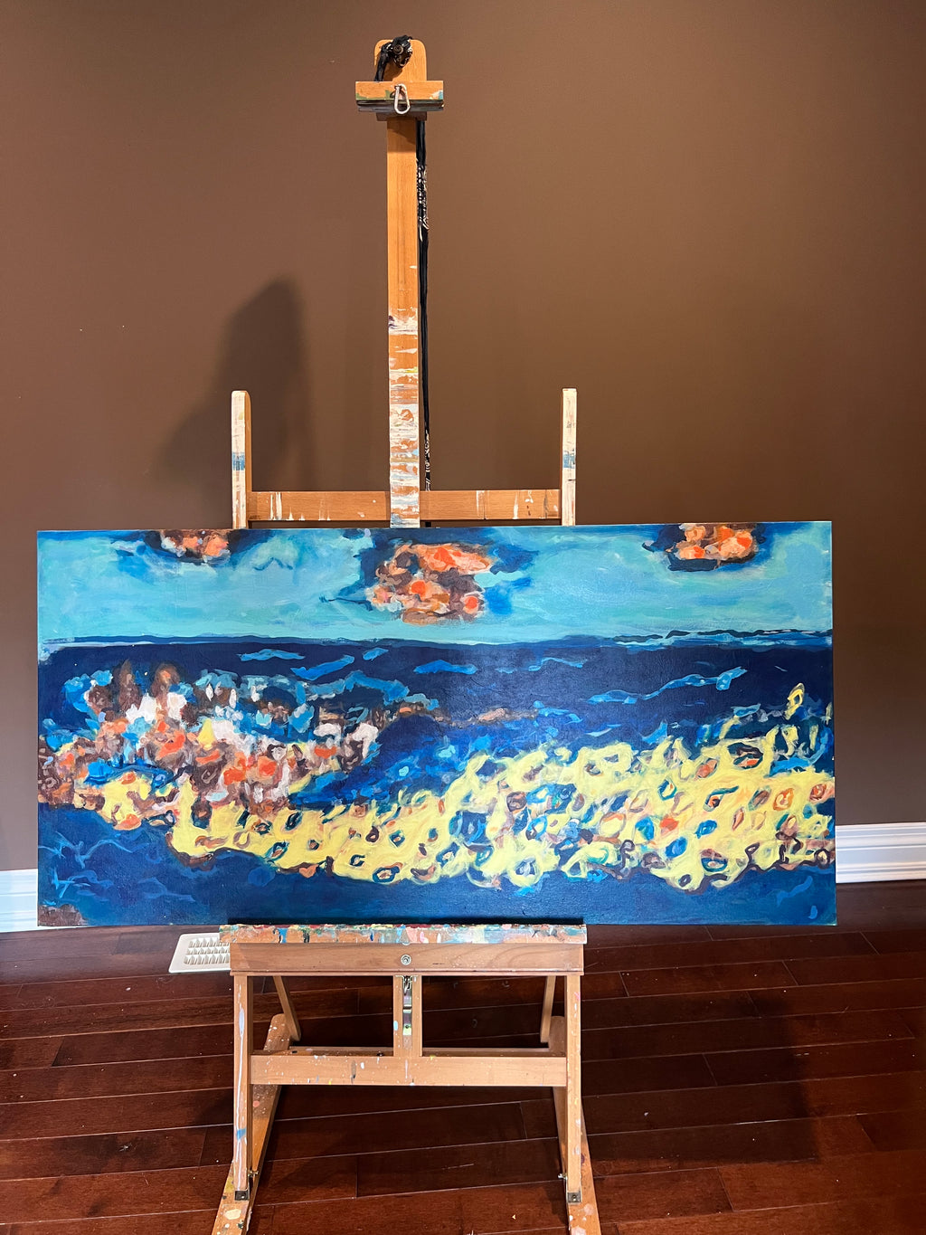 Abstract Acrylic Paintings.