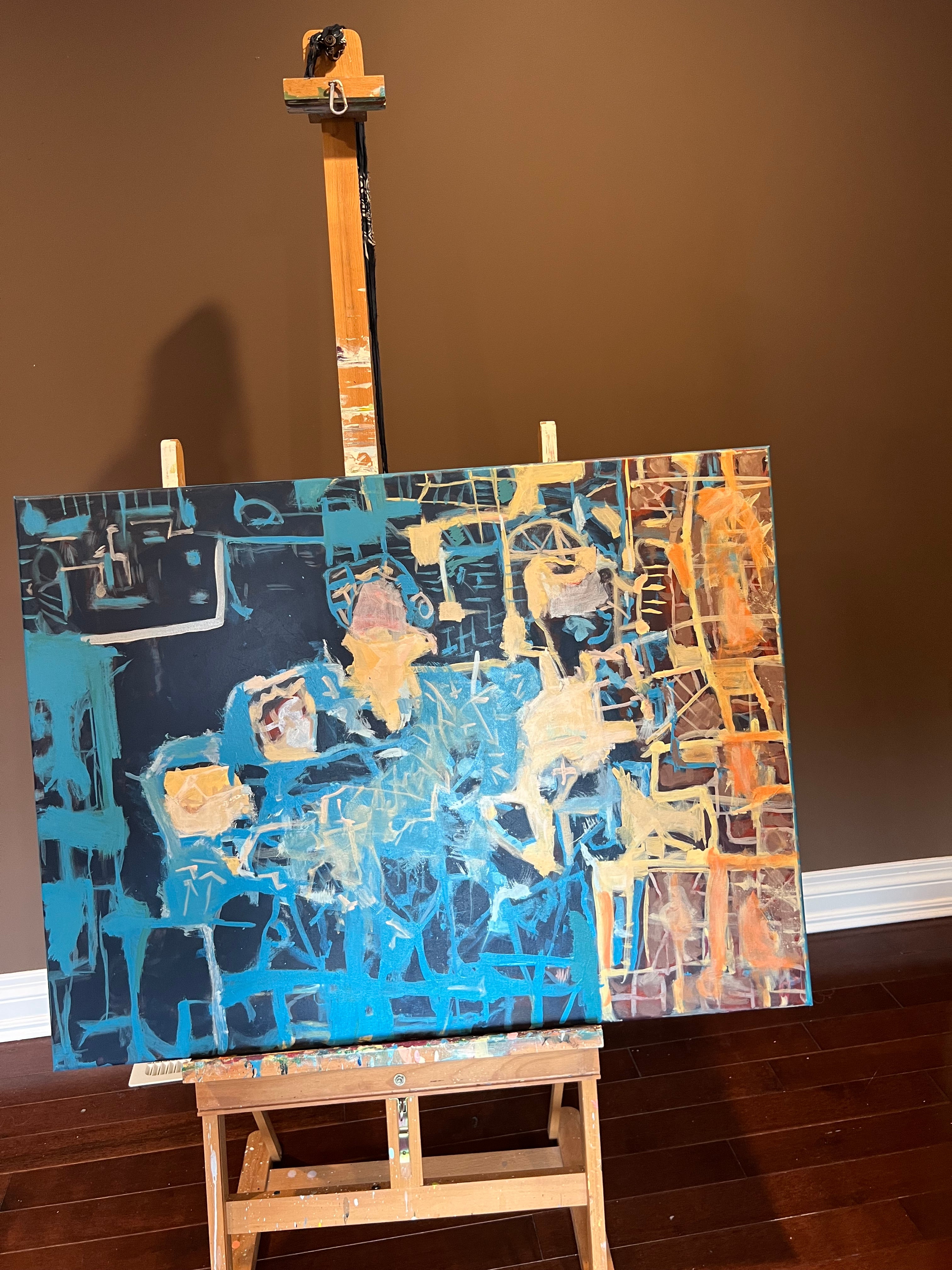 Abstract Acrylic Paintings.