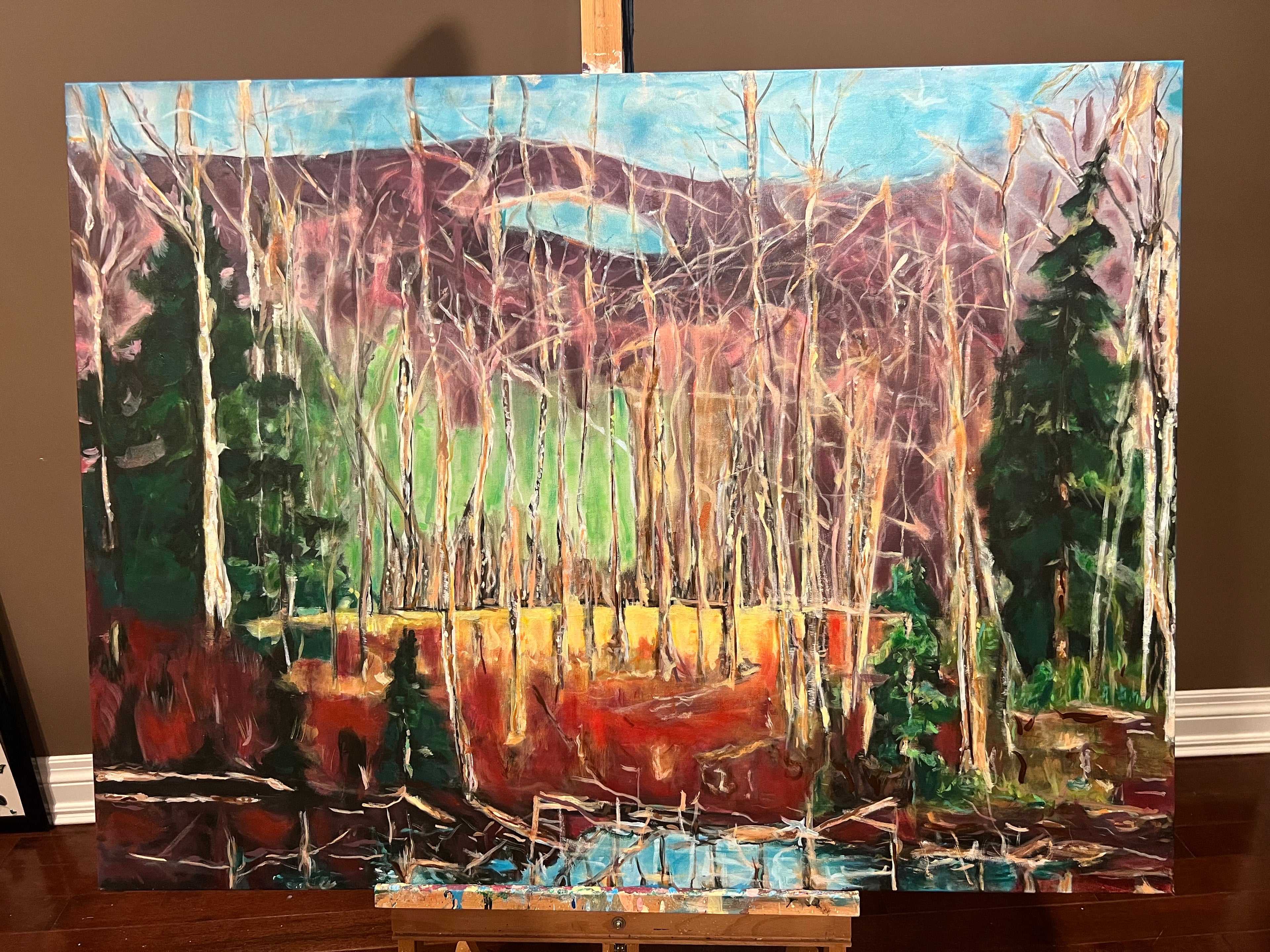 Abstract Acrylic Paintings.