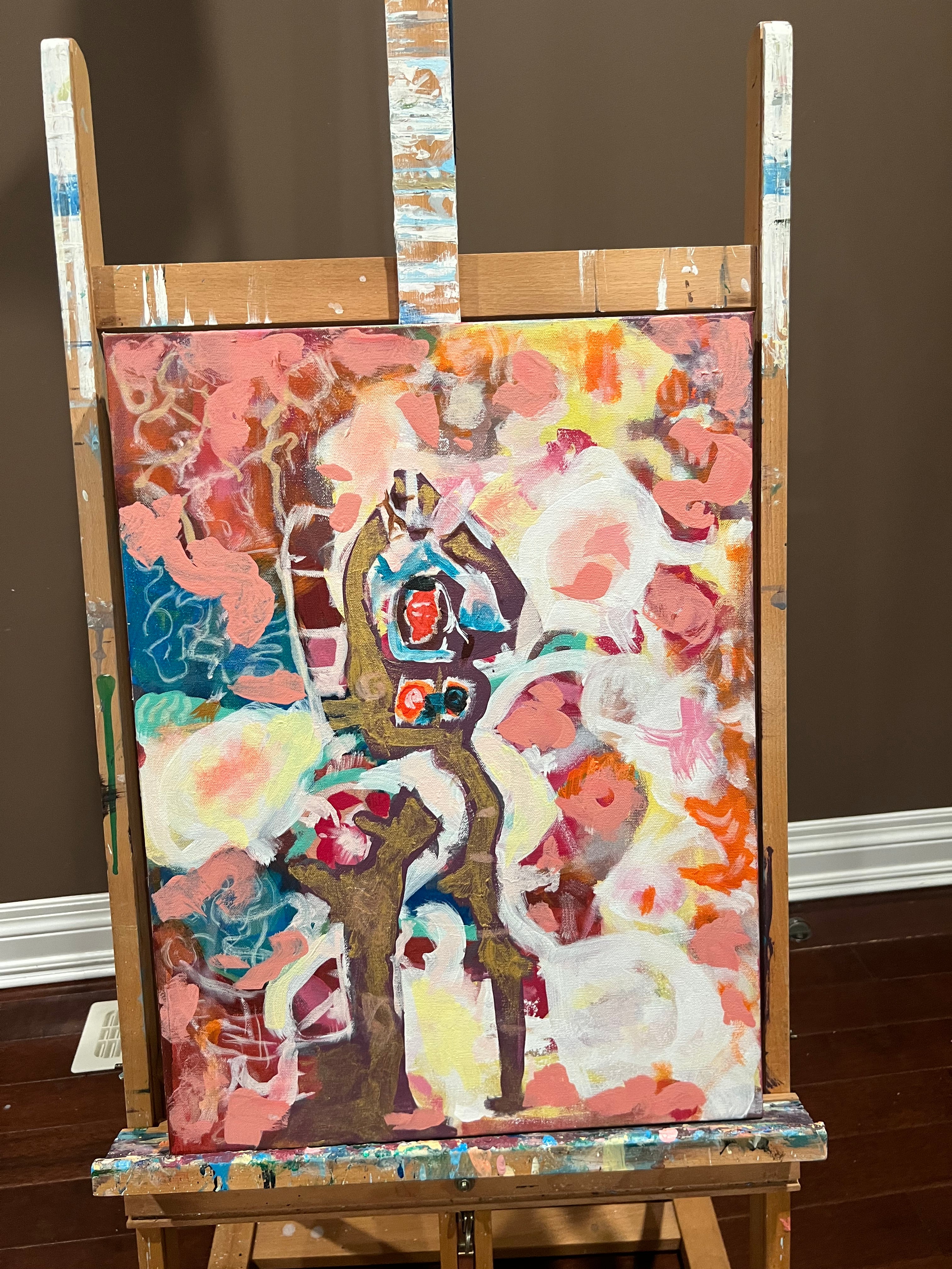 Abstract Acrylic Paintings.